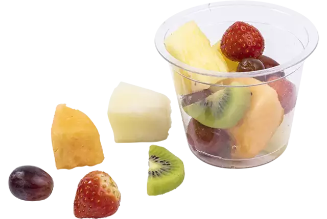 Fruitsalade luxe tray 9x100gr stuk